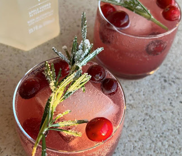 Frosted Pomegranate Mule